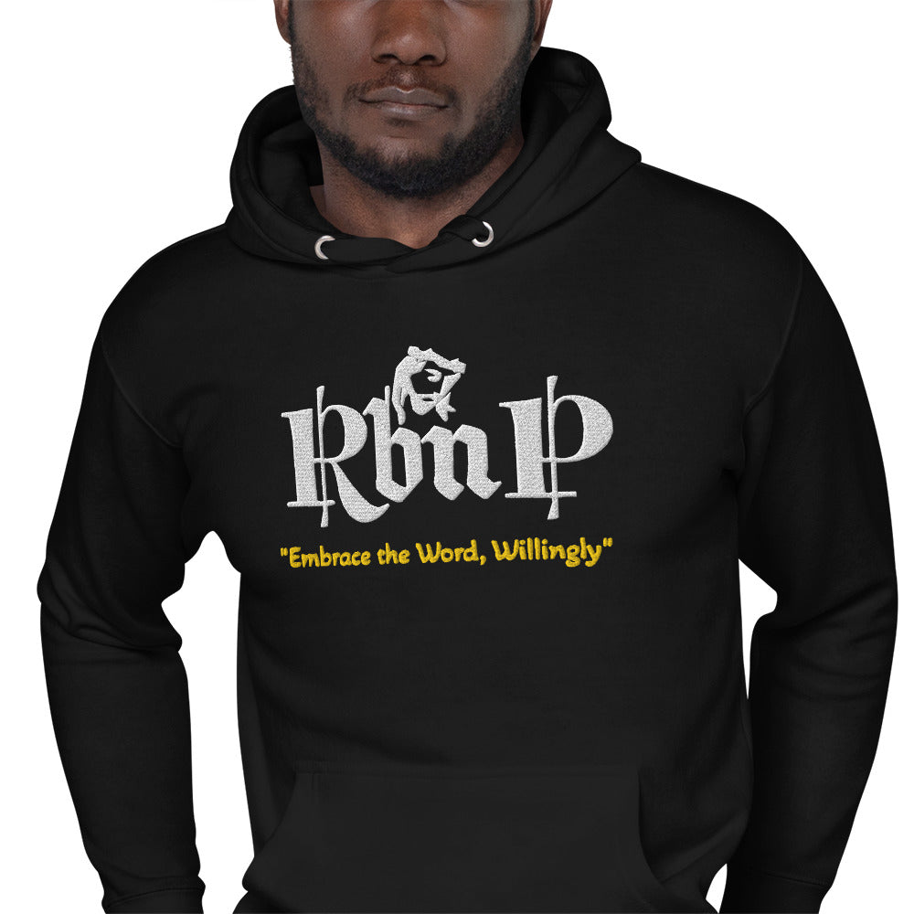 RbnP Embroidered Quote Unisex Hoodie