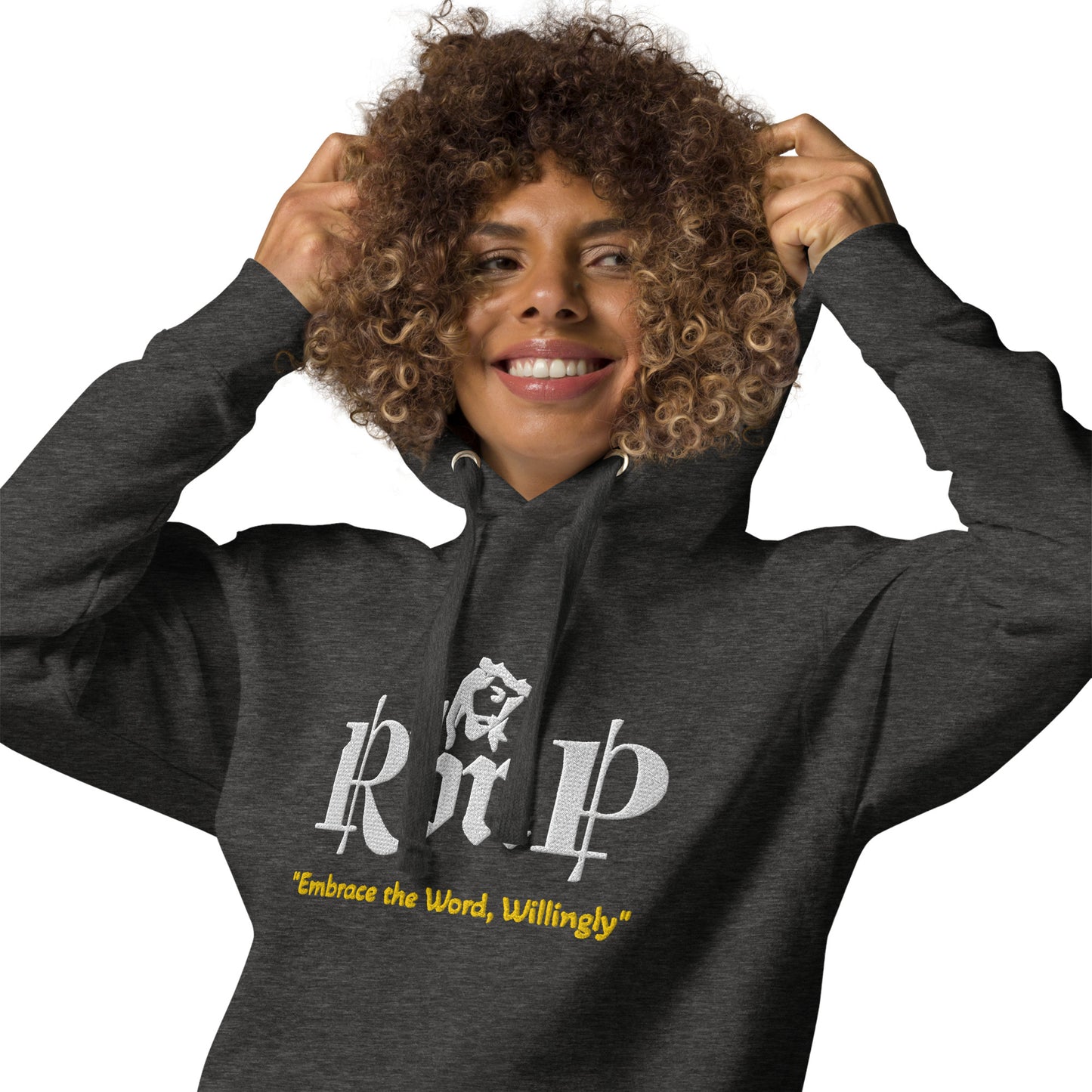 RbnP Embroidered Quote Unisex Hoodie