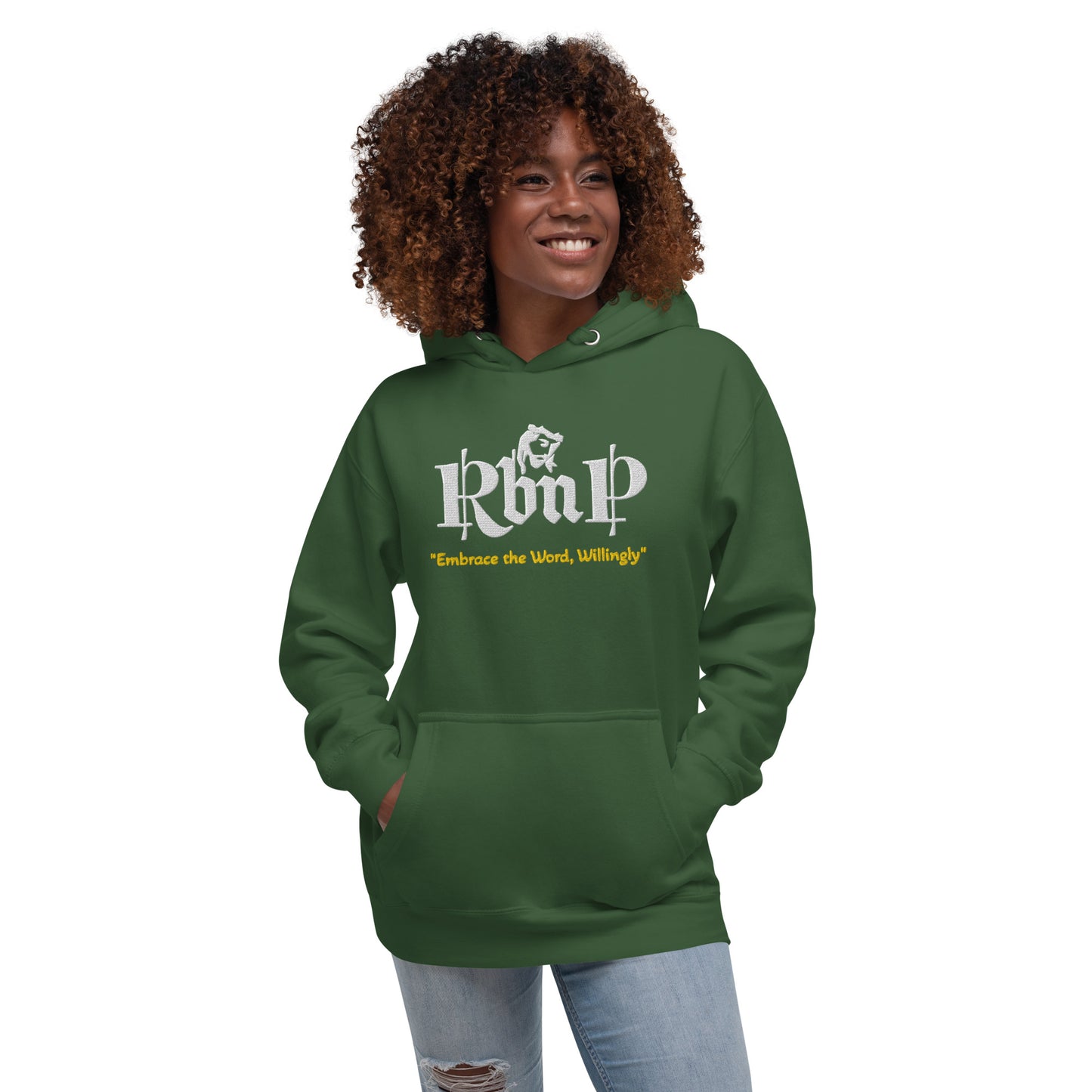 RbnP Embroidered Quote Unisex Hoodie