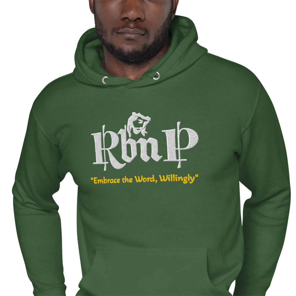 RbnP Embroidered Quote Unisex Hoodie