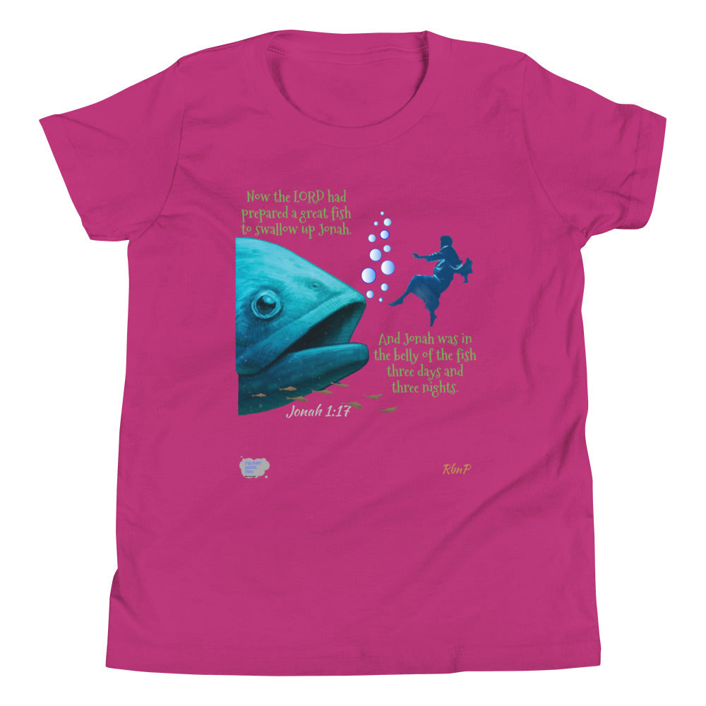 Jonah and the Fish-Youth Short Sleeve T-Shirt