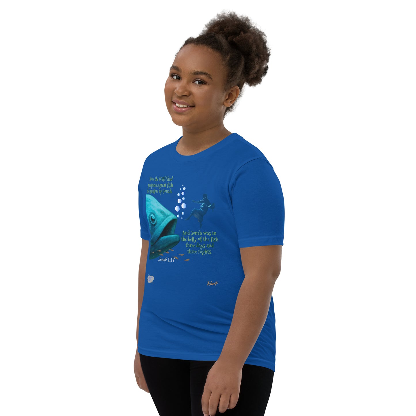 Jonah and the Fish-Youth Short Sleeve T-Shirt