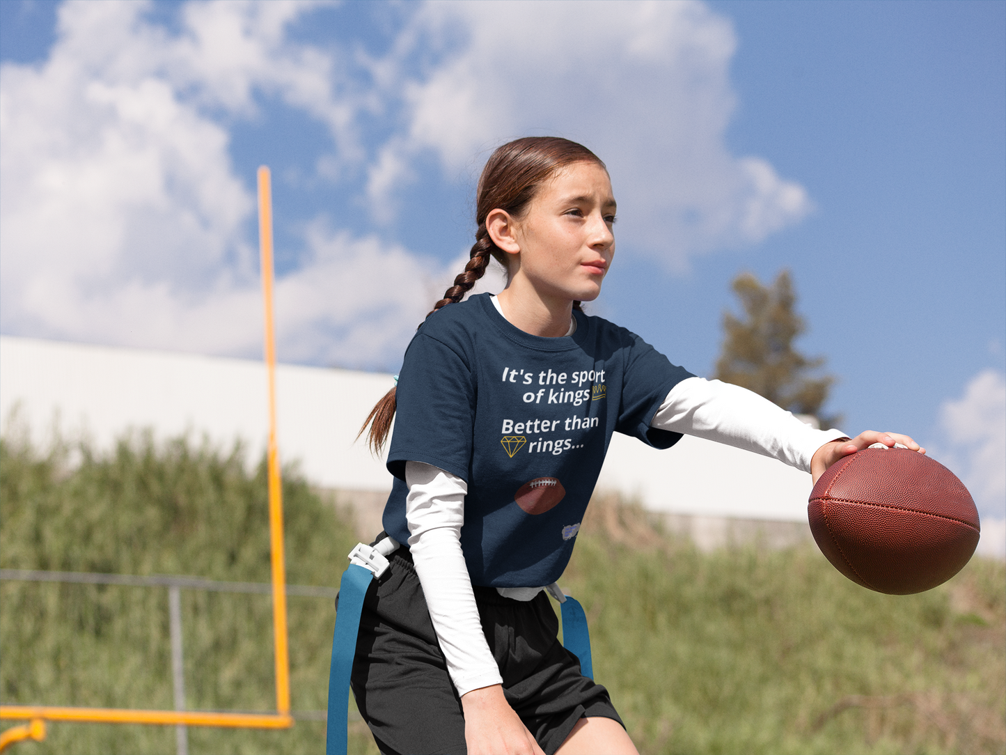 Sport of Kings, Football Short-Sleeve Unisex T-Shirt