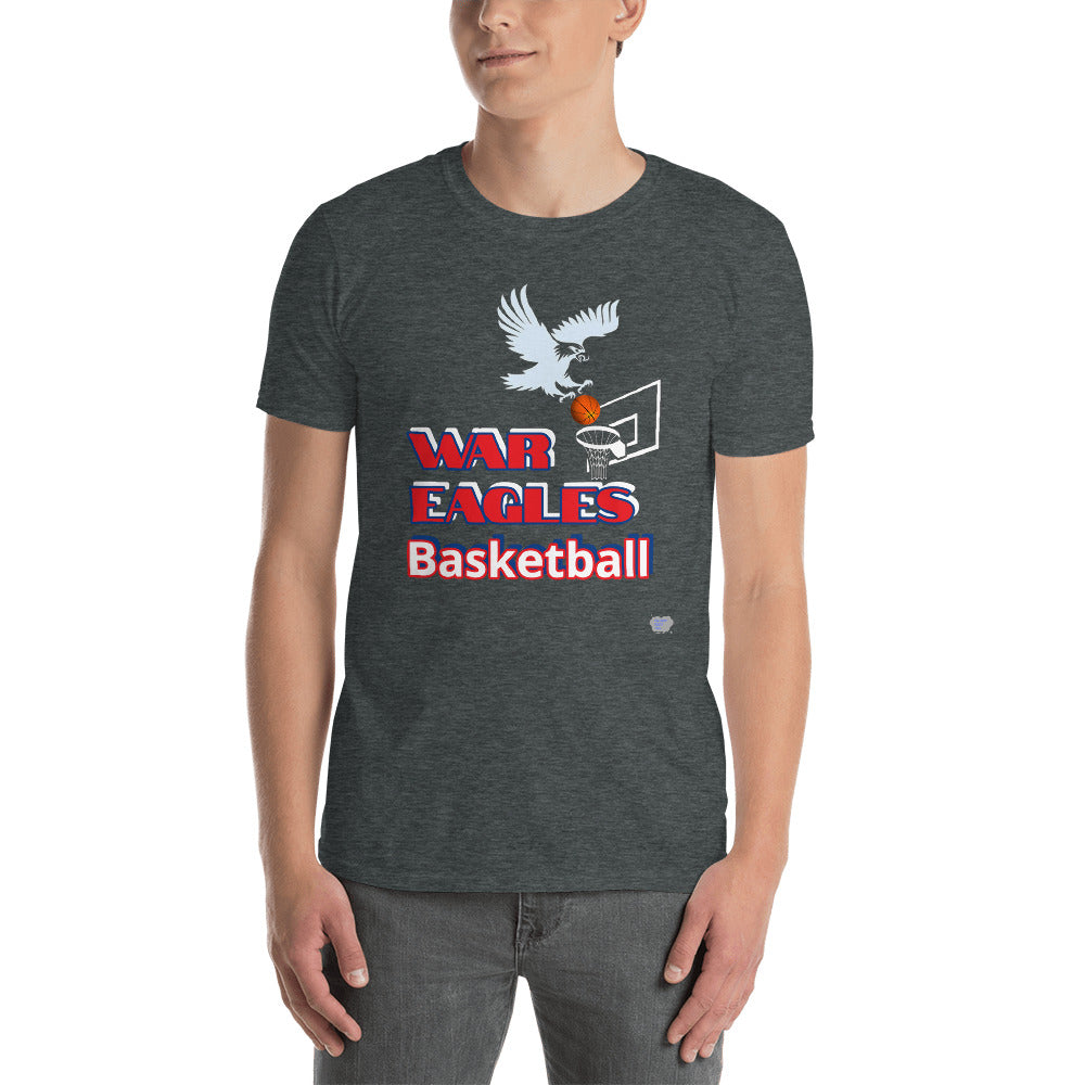 War Eagles Basketball, Eagle Shot Short-Sleeve Unisex T-Shirt