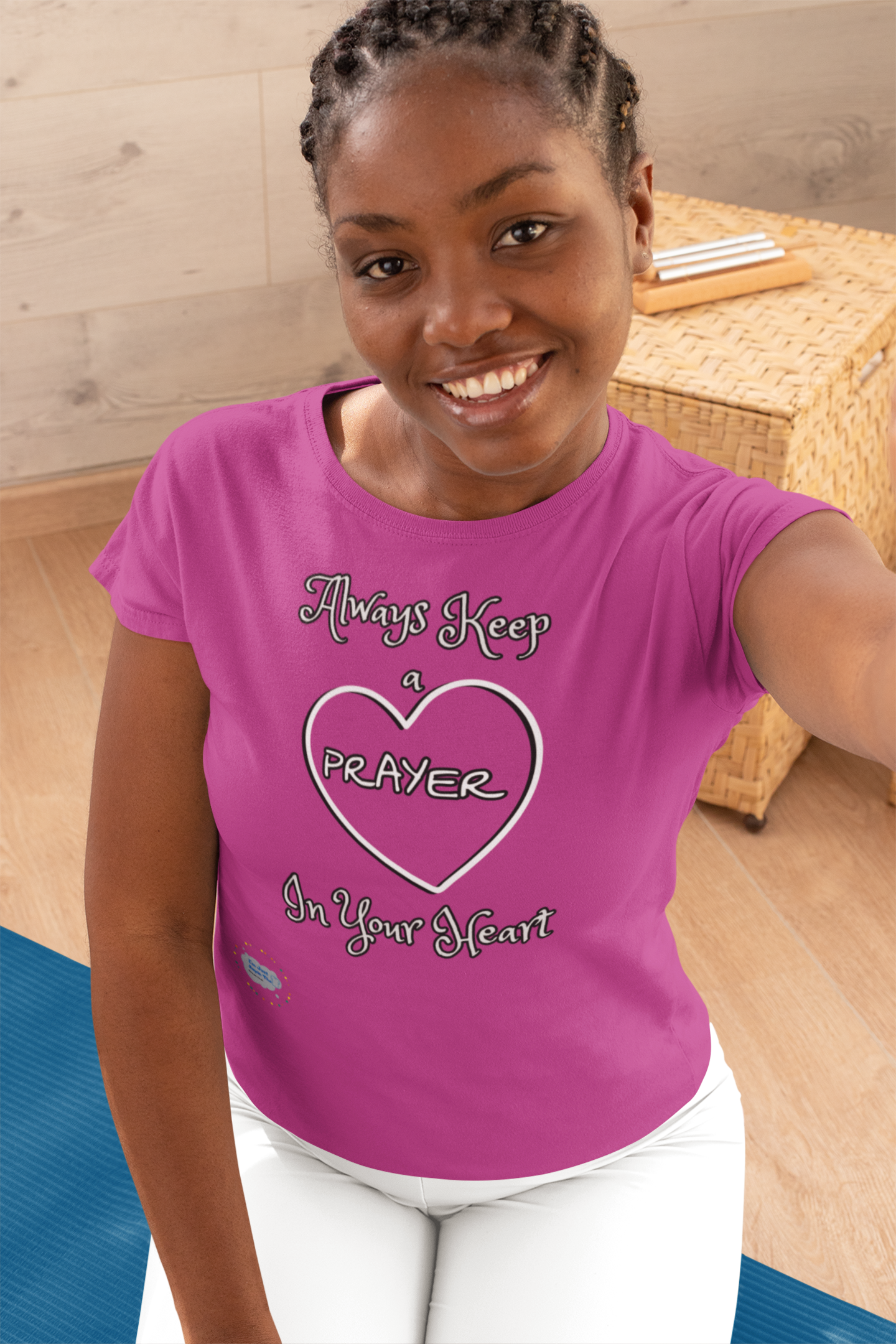 Keep a Prayer in Your Heart-Ladies' T-Shirt