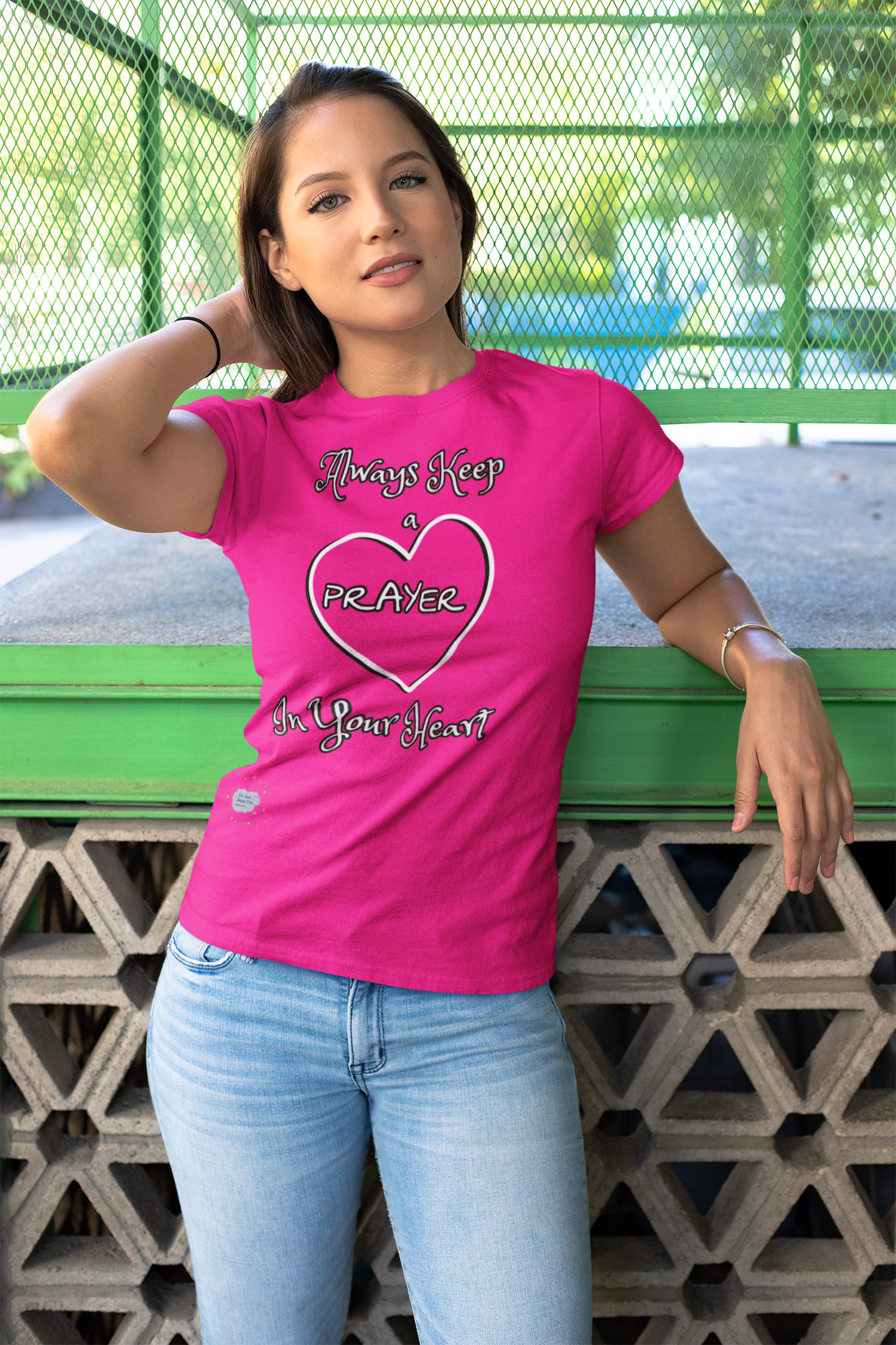 Keep a Prayer in Your Heart-Ladies' T-Shirt