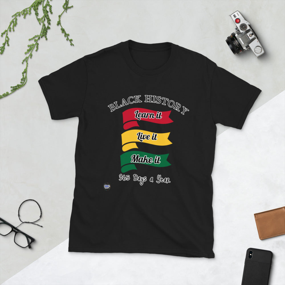 Black History 365 Short-Sleeve Unisex T-Shirt