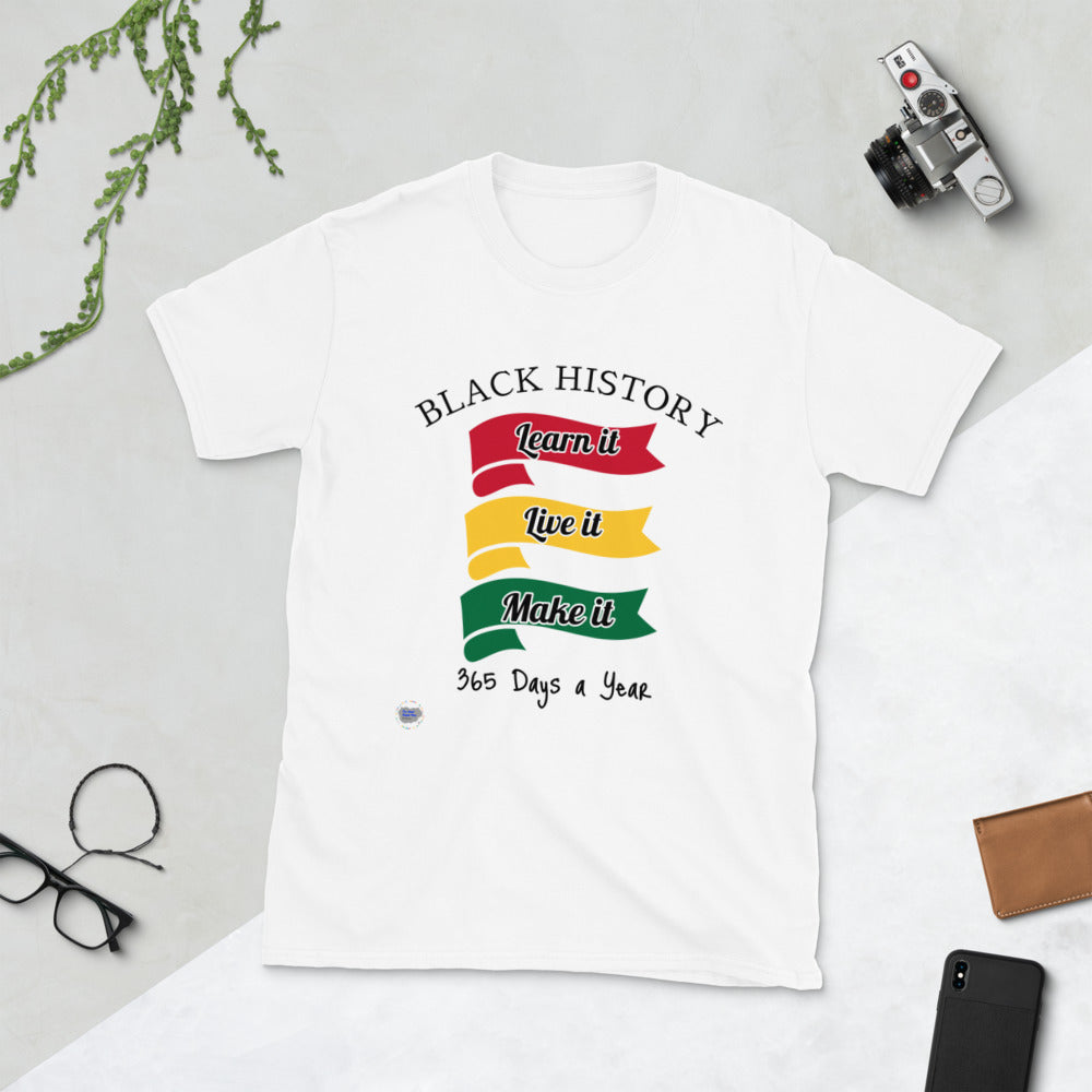 Black History 365 Short-Sleeve Unisex T-Shirt